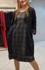 Designer Damenkleid Herbstkleid Winterkleid Gr 46 48 Plus Size XL UVP 189.- NEU!