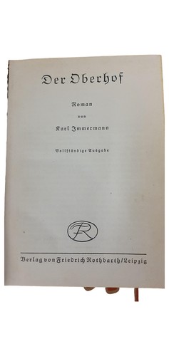 Karl immermann der oberhof - karl,