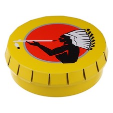 American Spirit Zigaretten Aschenbecher Strandascher Blechdose Mini Rot