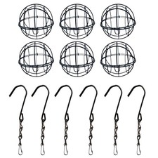 6stk Meisenknödel-Futterspender Vogel Meisenknödel-Halter Vogelfütterung Set