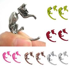 3D Ohrringe Katze Ohrstecker