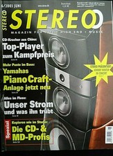 STEREO 6/03,FOCAL NOVA UTOPIA,CONSONANCE REFERENCE 2.2,PHONOSOPHI SPIKE,SHELTER