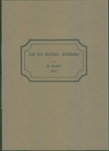 Berlin 1882 berliner stadtbahn - berlin,