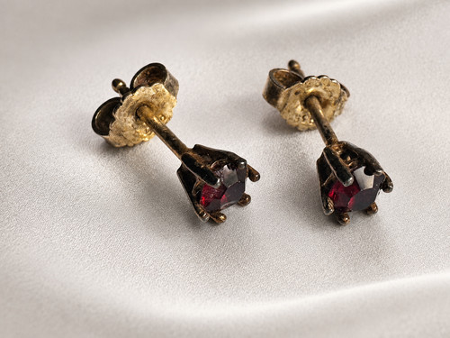 Biedermeier ohrstecker 1900 - ohrstecker,