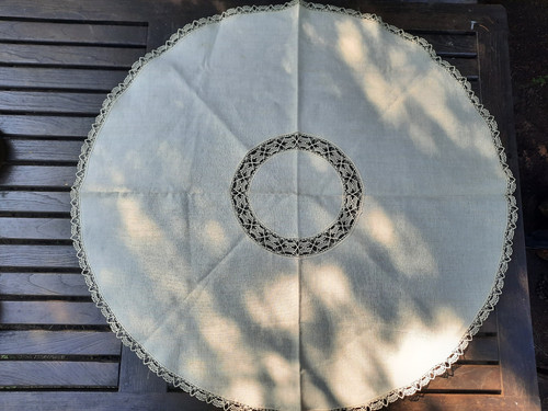Tischdecke rund plauener - rund,