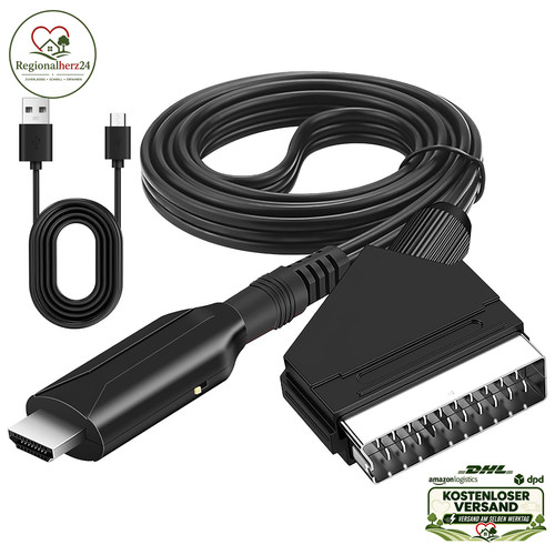Scart auf hdmi - kabel, adapter