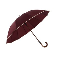 Stockregenschirm mit Holzgriff