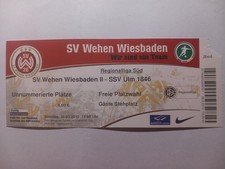 Ticket Fußball  Regionalliga