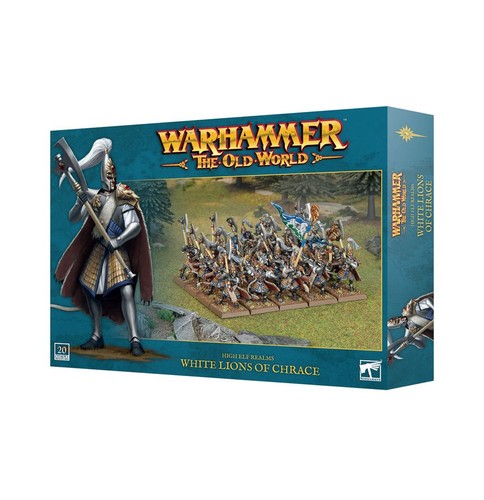 High elf realms white - white, lions