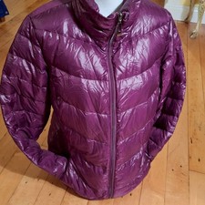 Triangle s'Oliver Steppjacke Damen Gr. 40 Aubergine packbar