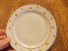 Kuchenteller 6x  WALBRZYCH Blümchen Muster Durchmesser 19,0Centimeter