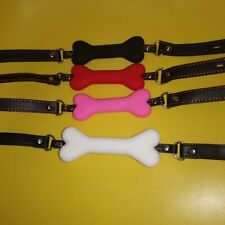 Premium Silikon Puppy Bone - Hundeknochen Knebel Knochen Petplay Mundknebel BDSM