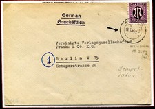Original Brief aus der Britisch/Amerikanischen Zone