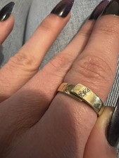 585 gelbgold ring mit - 585,
