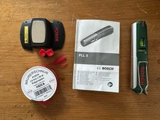 Bosch PLL5 Laser Wasserwaage mit Halterung Maurerschnur und Nadeln (neuwertig)