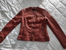 Damen Kunstlederjacke Braun Gr. 38 von only -neu-