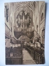 AK Bartenstein Ostpreußen Kircheninneres Orgel