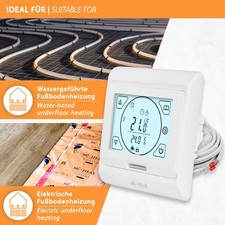 Digital Thermostat Touch Heizungsregler Fußbodenheizung Heizungssteuerung B-Ware