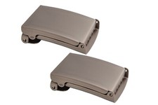 2 Stück Matte Schnalle | für