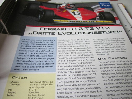 Formel chronik ferrari 312 - chronik, t