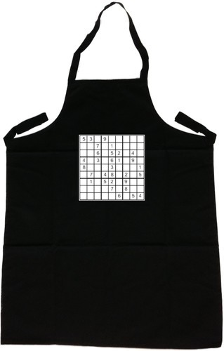 Sudoku puzzle schürze - sudoku,