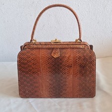 Damen Handtasche Leder braun