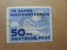 Vollstempel auf Briefmarken -
