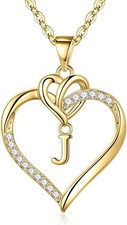 Vergoldete Herz Kette Damen