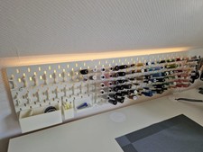 10x Haken + 2x Fächer für IKEA SKADIS Aufbewahrungssystem Organizer Garnhalter