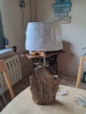 Tischlampe mit Treibholz