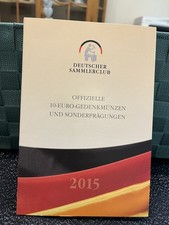 Offizielle 10 Euro Gedenkmünzen und Sonderprägungen 2015 Deutscher Sammlerclub