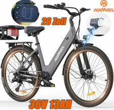 26 Zoll Elektrofahrrad 36V 13AH 250W 100km HillMiles Herren/Damen City E-Bike
