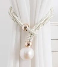 2PCS Curtain Tiebacks Vorhang Krawatte Buckle Clips Weave Gardinen Halter