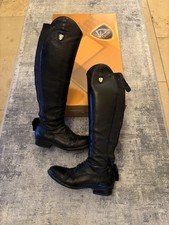 Tattini Reitstiefel 40 HH1 Schwarz Leder Reiterstiefel Damen Sehr Guter Zustand
