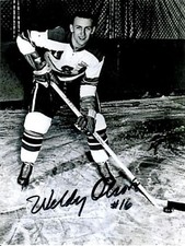 2 Autogrammfotos  D. Meredith + W. Olson Olympiasiegern USA 1 960   im Eishockey