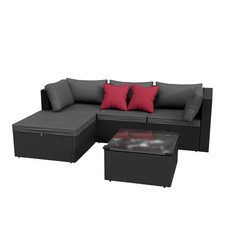 Rattan Gartenmöbel Set