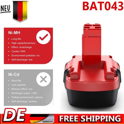 12v für bosch - bat043, 5.0ah