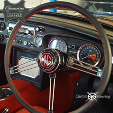 Schwarz Leder Lenkrad