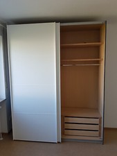 Kleiderschrank, Schwebetüren, Schiebetüren B 190 cm, weiß, STAUD Sinfonie plus