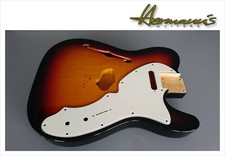 US Size Thinline Telecaster Pickguard Vintage White mit 12 Lochbohrungen