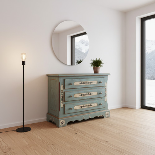 Voglauer 1700 altblau kommode - voglauer,