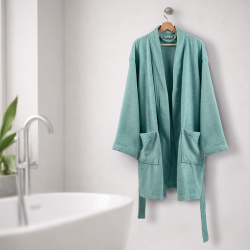 Bademantel bari blue aqua - bademantel,