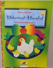 Ostern Hühnernest Hasenfest Dekoration Tolles DIY Buch Viele Vorlagen auf Bogen