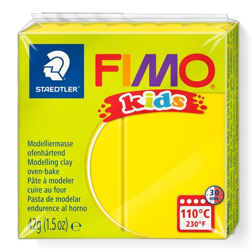 Modelliermasse fimo kids - fimo, gelb