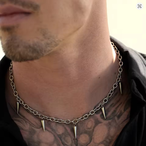 Punk halskette herren damen - punk,