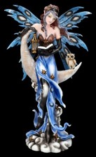 Elfen Figur mit Mond - Moon