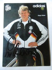 Sepp Maier - signiert - Autogrammkarte DFB ADIDAS AK BTT WM FIFA World Cup 1994