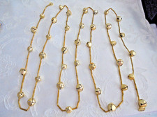 Alter Christbaumschmuck Gablonzer Schellen-Kette  aus Böhmen L 2 m mit Schellen