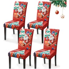 Weihnachts Stuhlhussen Set 4er