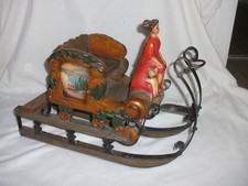 Alter nostalgie holzschlitten - nostalgie,